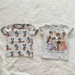 Disney Graphic Tees Set of 2 Mickey Mouse Encanto Size 18 Months
